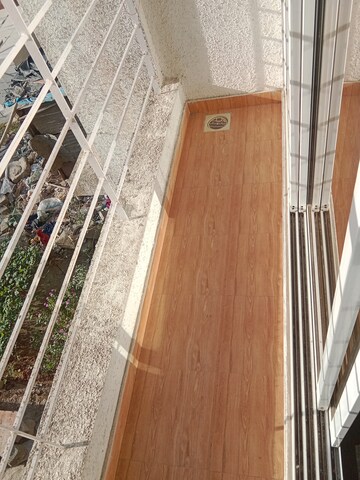 Balcony in 1 BHK Apartment at Shree Krishna Heights Juchandra, Naigaon East – for Rent