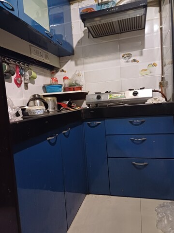 Kitchen in 1 BHK Apartment at Gharonda Housing, Ghansoli – for Rent