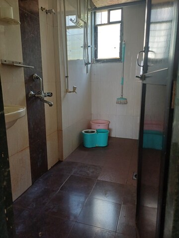 Bathroom in 2 BHK Apartment at SK Heights, Ghansoli – for Rent