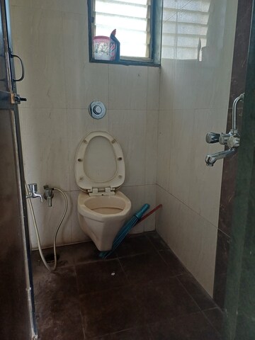 Bathroom in 2 BHK Apartment at SK Heights, Ghansoli – for Rent