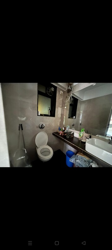 Bathroom in 3 BHK Apartment at Om Hillcrest, Parel – for Rent