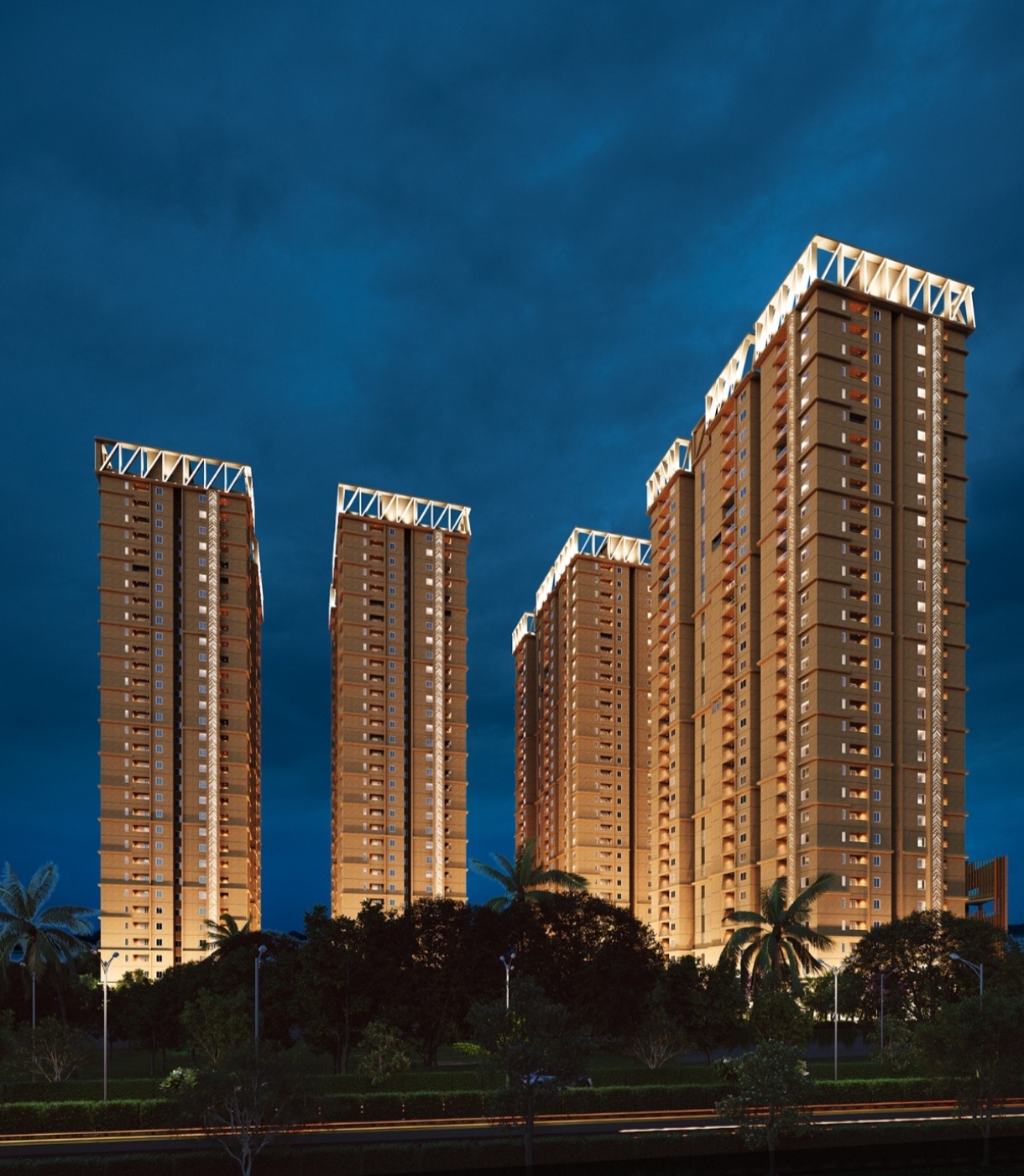 3 BHK + Pooja Room,Study Room Apartment For Sale in DSR Altitudes