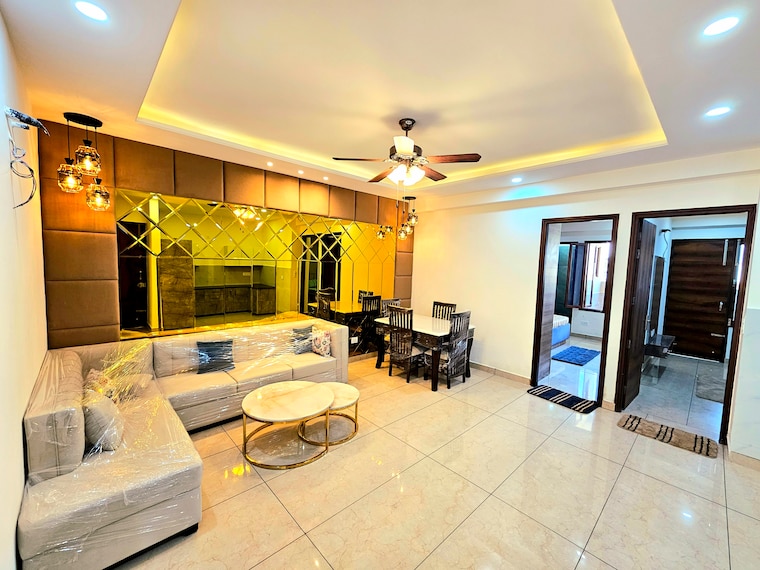 Living Room, peer mucchalla 3 Bedroom 1270 Sq.Ft. Builder Floor In Peer Mucchalla Zirakpur 8301783