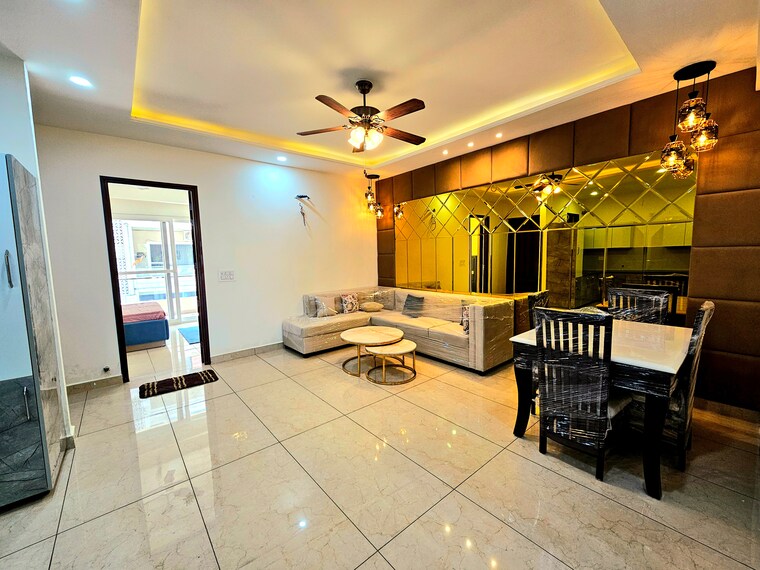 Living Room, peer mucchalla 3 Bedroom 1270 Sq.Ft. Builder Floor In Peer Mucchalla Zirakpur 8301783