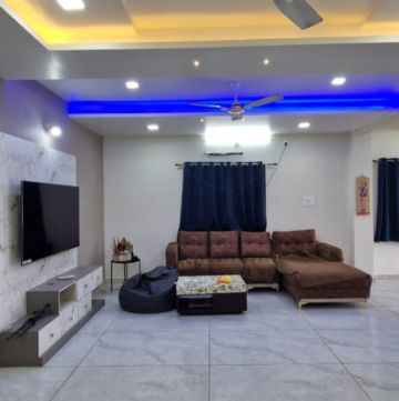 Living Room in 3 BHK Builder Floor at Kondapur – for Rent