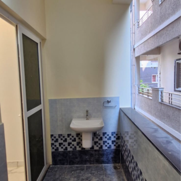 Bathroom in 3 BHK Builder Floor at Kondapur – for Rent