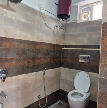 Bathroom in 3 BHK Builder Floor at Kondapur – for Rent