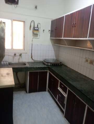 Kitchen in 2 BHK Apartment at Shipra Riviera, Gyan Khand – for Rent