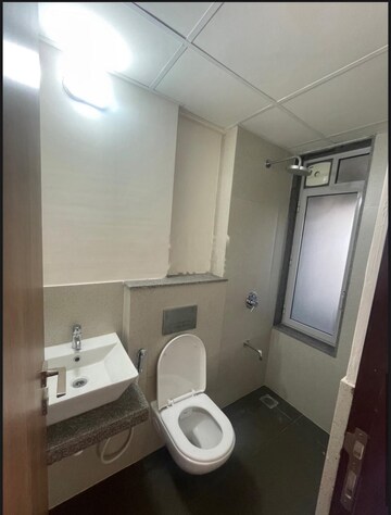 Bathroom in 2 BHK Apartment at Runwal Eirene, Balkum Pada – for Rent