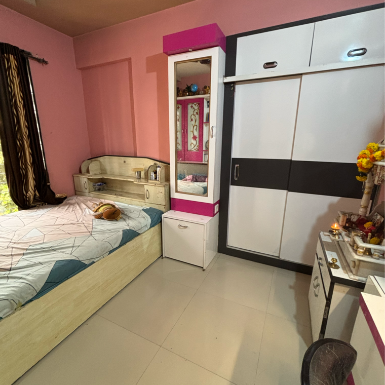 Bedroom, charms-paradise 2 Bedroom 965 Sq.Ft. Apartment In Ghotsai Thane 8302281