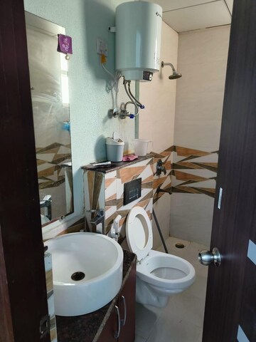 Attached Bathroom in 3 BHK Apartment at Gaur Sportswood, Sector 79 – for Rent
