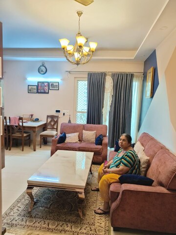 Living Room in 3 BHK Apartment at Gaur Sportswood, Sector 79 – for Rent