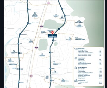  Office Space – Map Location View at HM 101 Boulverd, Kandivali East - for Sale