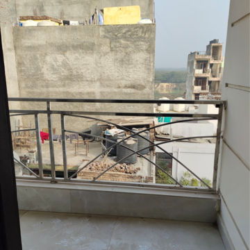 Balcony in 1 BHK Apartment at Palm Residency Chhatarpur, Rajpur Khurd Extension – for Rent