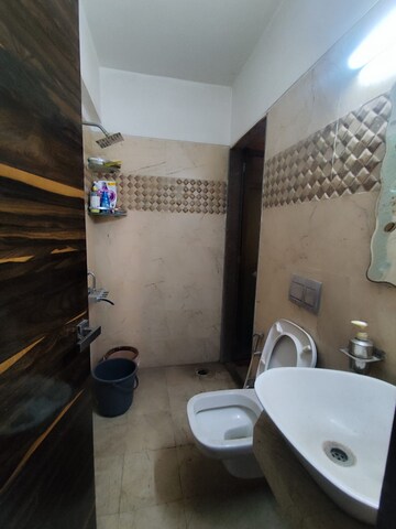 Bathroom in 1 BHK Apartment at Hiranandani Estate Penrith, Ghodbunder Road – for Rent