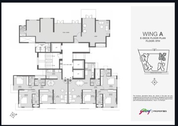 Floor Plan in 1 BHK Apartment at Godrej Nest Kandivali, Kandivali East – for Sale