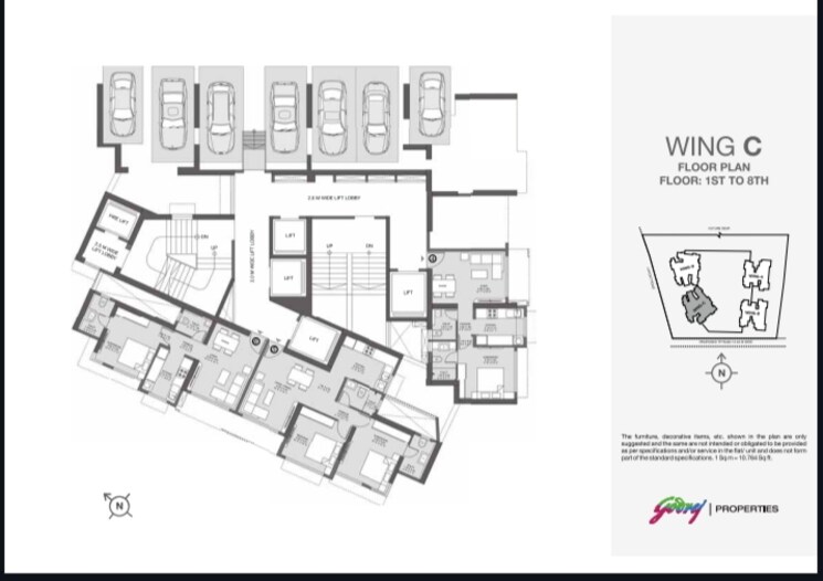 Floor Plan, godrej-nest-kandivali 1 Bedroom 428 Sq.Ft. Apartment In Kandivali East Mumbai 8302834