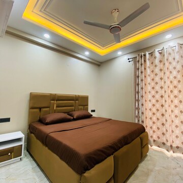 Bedroom in 1 BHK Apartment at Palm Residency Chhatarpur, Rajpur Khurd Extension – for Rent