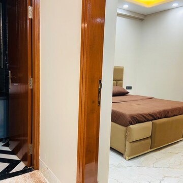 Living Room in 1 BHK Apartment at Palm Residency Chhatarpur, Rajpur Khurd Extension – for Rent