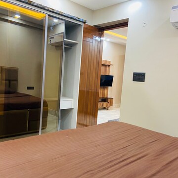 Bedroom in 1 BHK Apartment at Palm Residency Chhatarpur, Rajpur Khurd Extension – for Rent