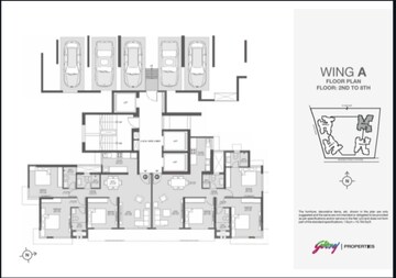 Floor Plan in 2 BHK Apartment at Godrej Nest Kandivali, Kandivali East – for Sale