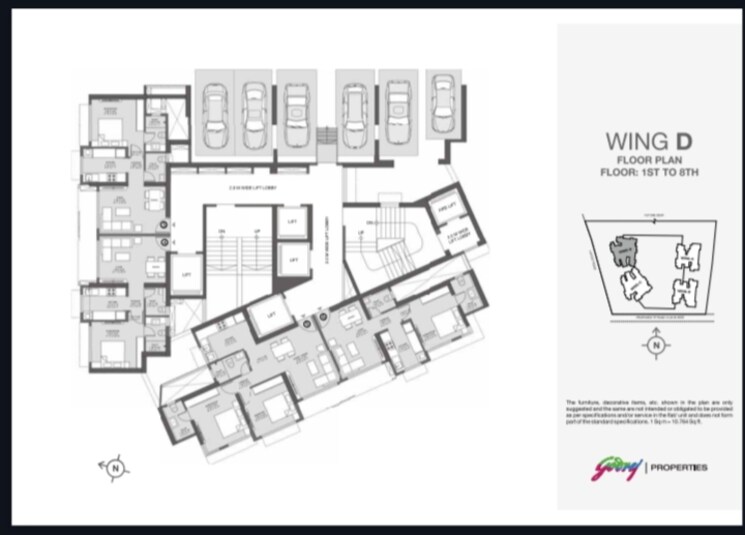 Floor Plan, godrej-nest-kandivali 2 Bedroom 606 Sq.Ft. Apartment In Kandivali East Mumbai 8302842