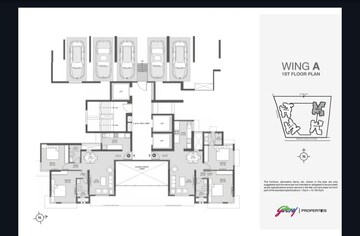 Floor Plan in 3 BHK Apartment at Godrej Nest Kandivali, Kandivali East – for Sale