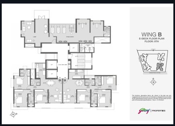 Floor Plan in 3 BHK Apartment at Godrej Nest Kandivali, Kandivali East – for Sale