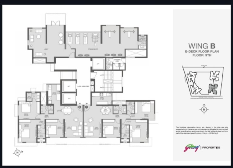 Floor Plan, godrej-nest-kandivali 3 Bedroom 860 Sq.Ft. Apartment In Kandivali East Mumbai 8302848