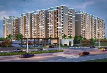 3.5 BHK Apartment – Exterior View View at Maya Green Lotus Utsav, International Airport Road - for Sale