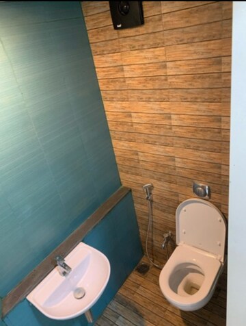 Bathroom in 1 BHK Apartment at Lodha Crown Quality Homes, Majiwada – for Rent