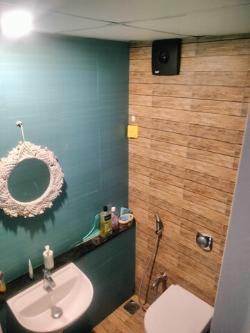 Bathroom in 2 BHK Apartment at Lodha Crown Quality Homes, Majiwada – for Rent