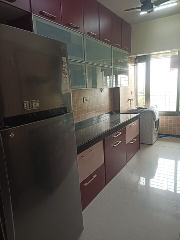 Kitchen in 3 BHK Apartment at Rainbow CHS Powai, Powai – for Rent