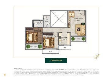 Floor Plan in 1 BHK Apartment at Sai Shradha The Greens, Taloja Sector 2 – for Sale