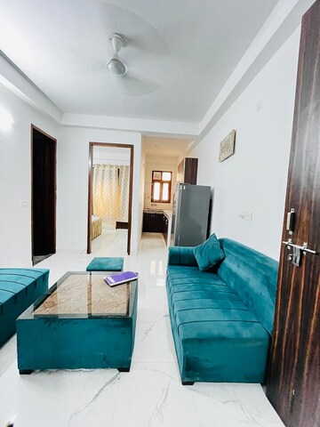 Living Room in 1 BHK Builder Floor at Freedom Fighters Enclave – for Rent