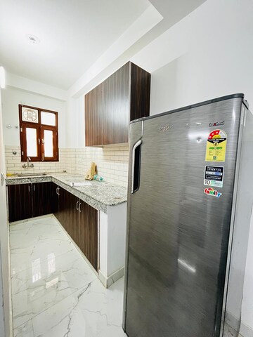 Kitchen in 1 BHK Builder Floor at Freedom Fighters Enclave – for Rent
