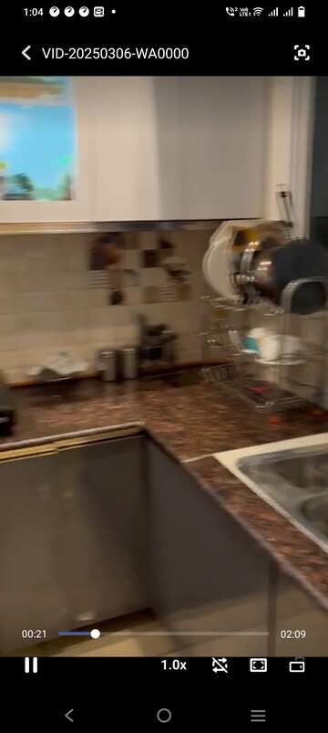 Kitchen in 2 BHK Apartment at Gaur City 7th Avenue, Sector 4, Greater Noida – for Rent