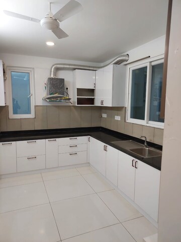 Kitchen in 3 BHK Apartment at Ramky Towers, Gachibowli – for Rent
