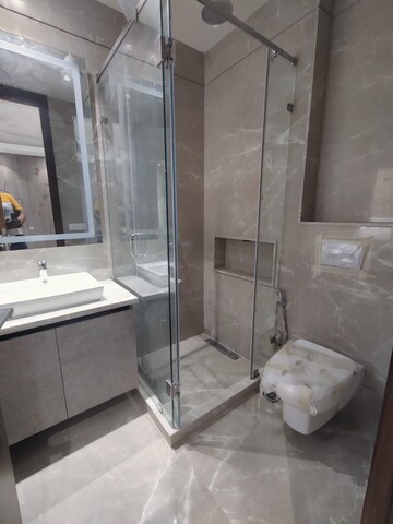Bathroom in 3 BHK Builder Floor at Green Park – for Sale