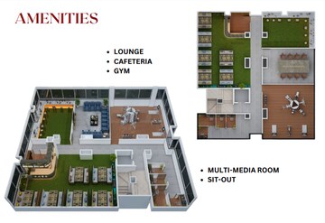 Floor Plan in Studio Apartment at Baner – for Sale