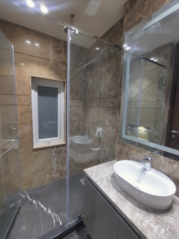 Bathroom in 3 BHK Builder Floor at Green Park – for Sale