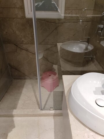 Bathroom in 4 BHK Builder Floor at Green Park Extension – for Sale