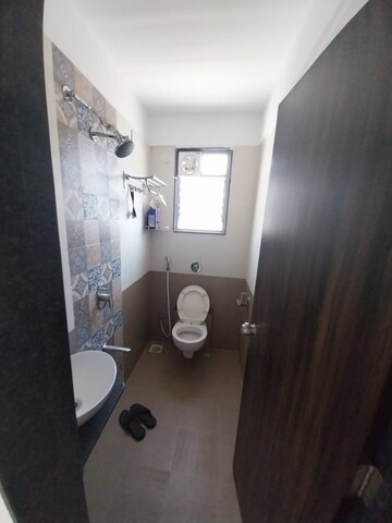 Bathroom in 1 BHK Apartment at Mohannagar CHS, Baner – for Rent