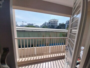 Balcony in 1 BHK Apartment at Mohannagar CHS, Baner – for Rent
