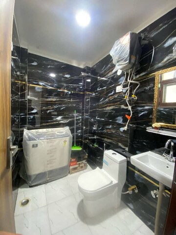 Bathroom in 2 BHK Builder Floor at Saket – for Rent