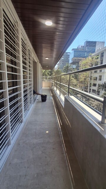 Balcony in 4 BHK Apartment at Khar West – for Rent