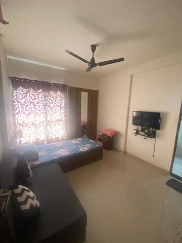 Living Room in 1 BHK Apartment at Puranik Hometown, Ghodbunder Road – for Sale