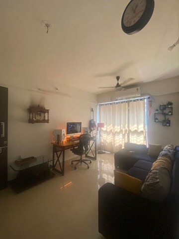 Living Room in 1 BHK Apartment at Puranik Hometown, Ghodbunder Road – for Sale