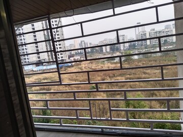 Balcony in 1 BHK Builder Floor at Rustomjee Global City – for Rent