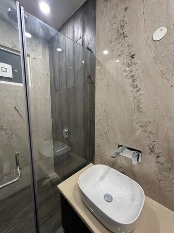Bathroom in 3 BHK Builder Floor at Paschim Vihar – for Rent